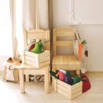 kids chair massive wood
