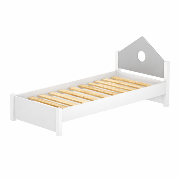 детско легло вариант 3 в бяло и акцентен цвят