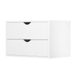 module storage solution two drawers