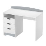 desk in white and light grey