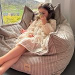 Детско кресло от рипс в сиво - Image 2